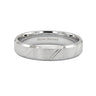 Striped Beveled Edge Men's Band - Beyon Diamond