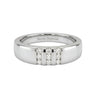 Three Line Stone Diamond Men's Ring - Beyon Diamond
