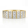 Three Row Fluted Diamond Ring 1.35 CTW - Beyon Diamond