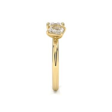 Toi Et Moi Engagement Ring - Emerald Cut - Beyon Diamond