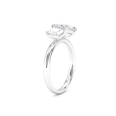 Toi Et Moi Engagement Ring - Radiant Cut - Beyon Diamond