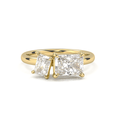 Toi Et Moi Engagement Ring - Radiant Cut - Beyon Diamond