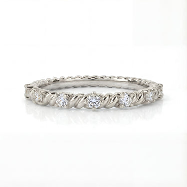 Twisted Wedding Band - Beyon Diamond