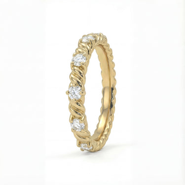 Twisted Wedding Band - Beyon Diamond