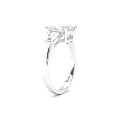 Vivienne Three Stone Asscher Cut Diamond Ring - Beyon Diamond
