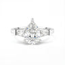 Vivienne Three Stone Pear Cut Diamond Ring - Beyon Diamond