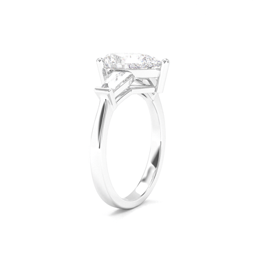 Vivienne Three Stone Pear Cut Diamond Ring - Beyon Diamond