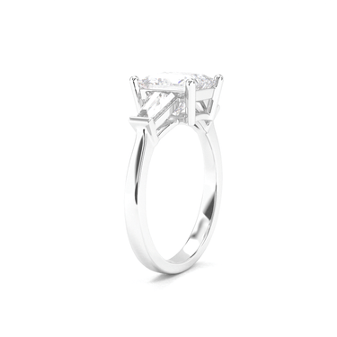 Vivienne Three Stone Princess Cut Diamond Ring - Beyon Diamond
