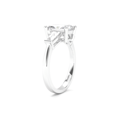 Vivienne Three Stone Radiant Cut Diamond Ring - Beyon Diamond