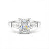 Vivienne Three Stone Radiant Cut Diamond Ring - Beyon Diamond