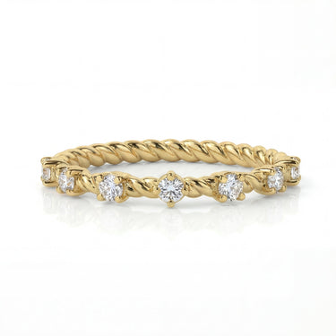 Wavy Gold Ring - Beyon Diamond