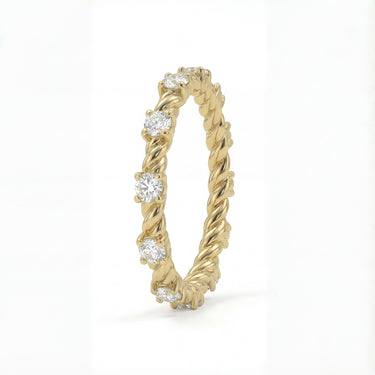 Wavy Gold Ring - Beyon Diamond