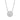 Halo Round Cut Diamond Necklace