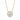 Halo Round Cut Diamond Necklace