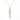 Engravable Diamond Bar Necklace 0.25CT