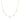 5 Stone Scattered Floating Diamond Necklace 0.25CTW